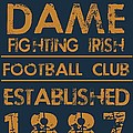 Notre Dame Stadium Sign
